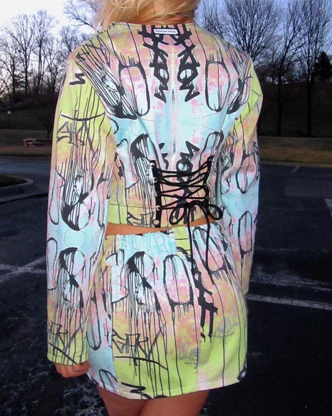 Graffiti Denim Set