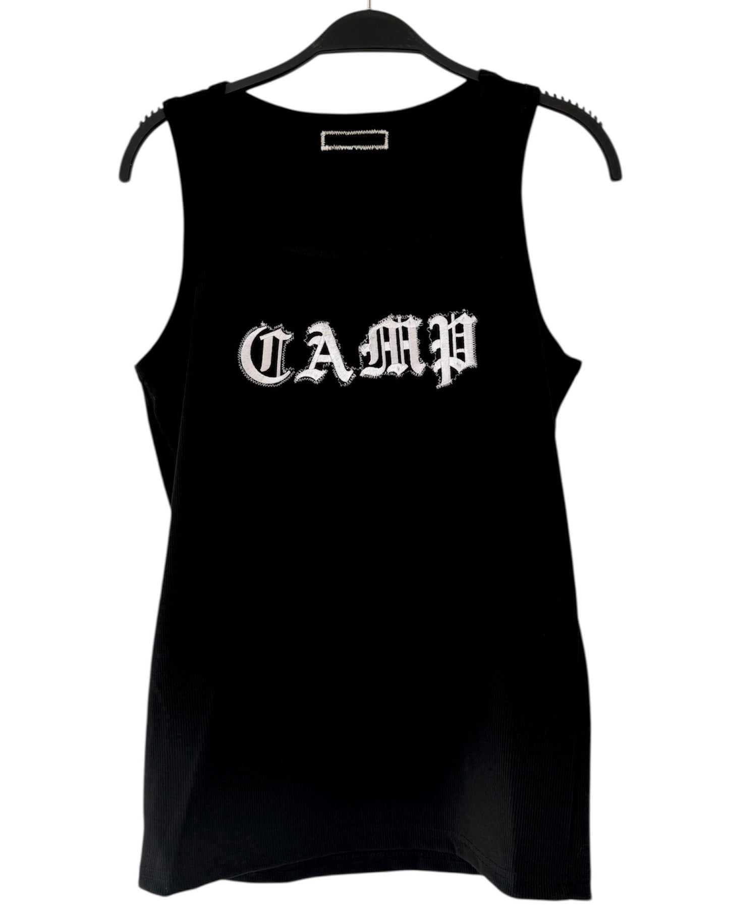 Gothic Letter Tank – Black