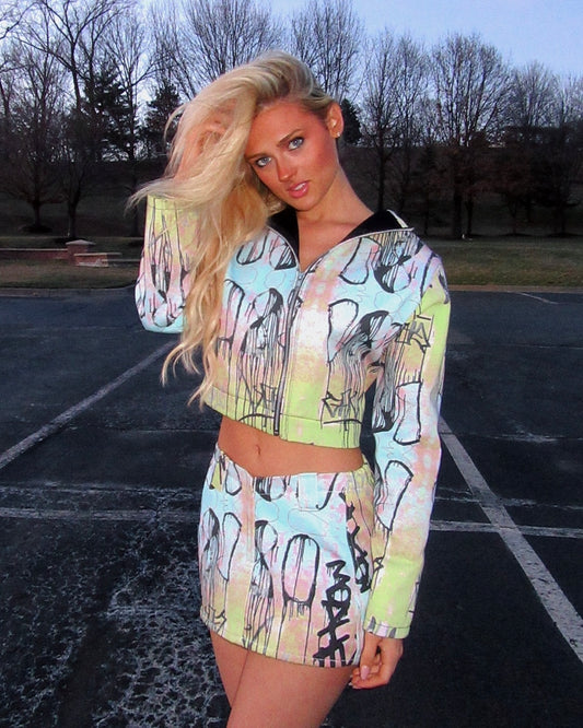Graffiti Denim Set