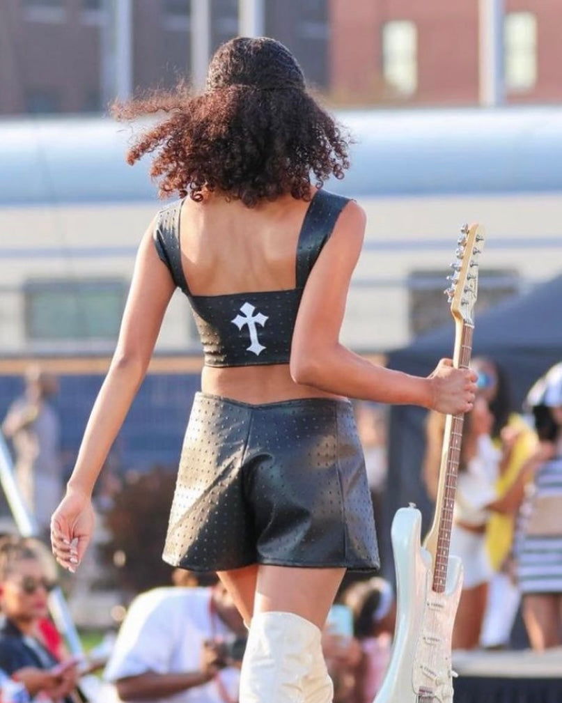 Pleather Spike Set