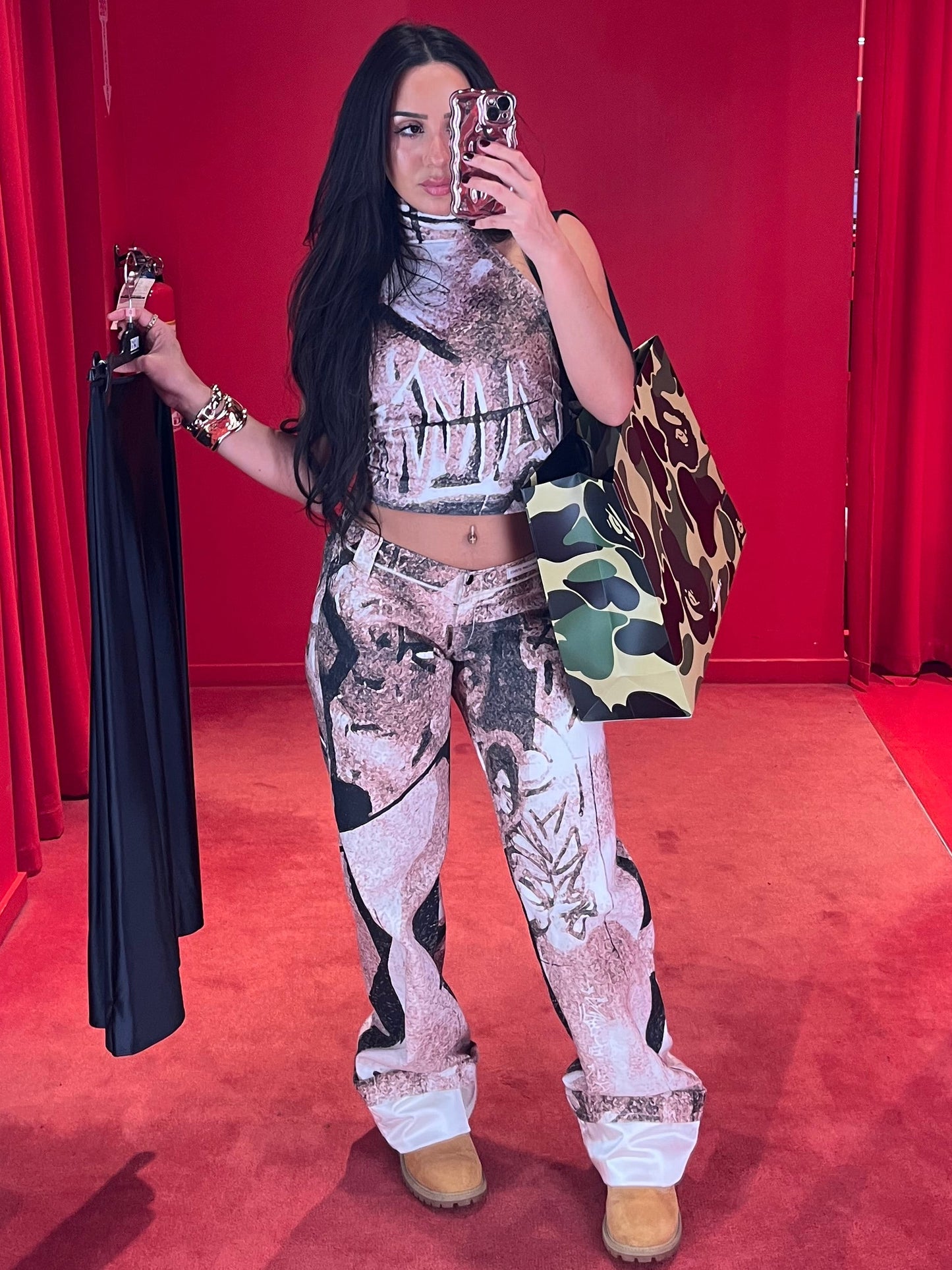 Graffiti Denim Pants