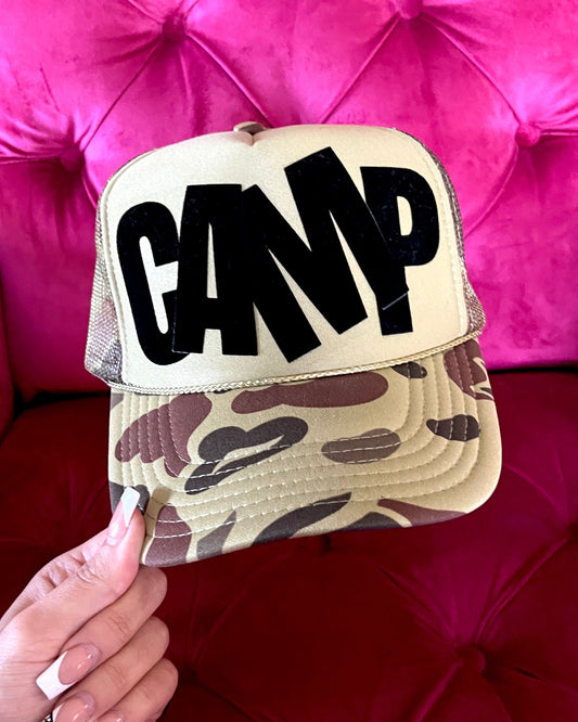 Trucker Hat - Black/Camo