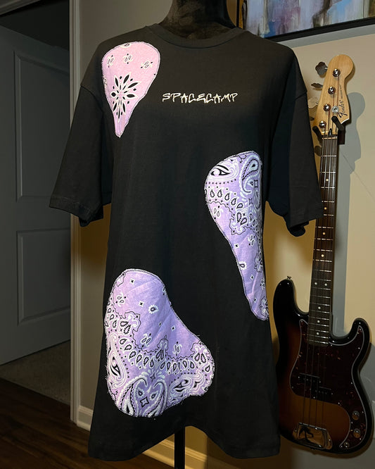 Bandana Patch T-Shirt - Lilac