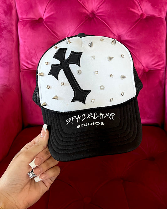 Trucker Hat - Spikes/Cross
