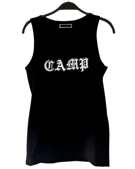 Gothic Letter Tank – Black