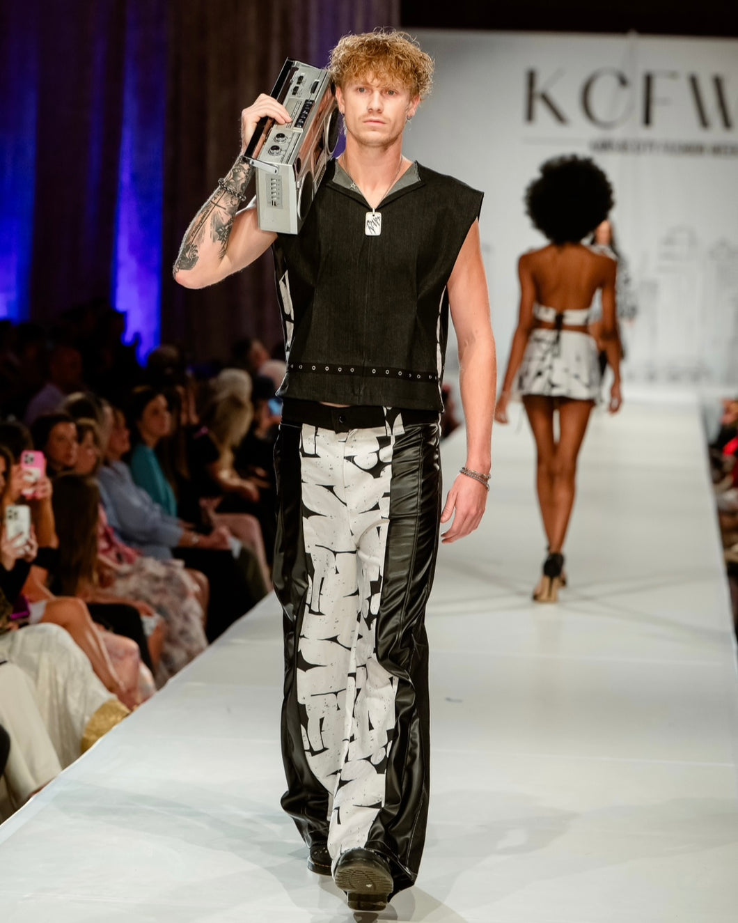 B&W Denim Pants
